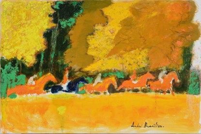 André Brasilier, Sous-bois d'automne, 2024
