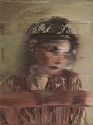 Andy Denzler, Study Portrait of a Woman IV (Homage to Ferdinand Hodler), 2025