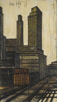 Bernard Buffet, New-York, Grand Central Terminal, 