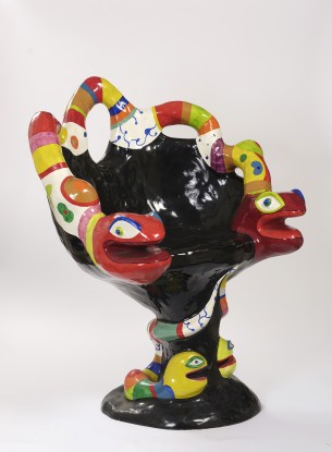 Niki De Saint Phalle, Fauteuil noir, 1980