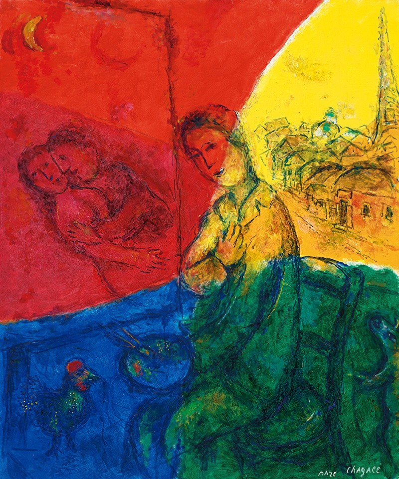 Marc Chagall, Le Peintre, 1976