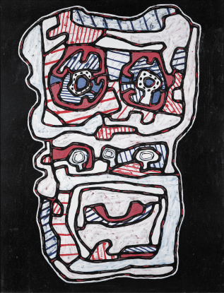 Jean Dubuffet, Rechaud-Four a Gaz IV from L'Hourloupe II Series, 1966