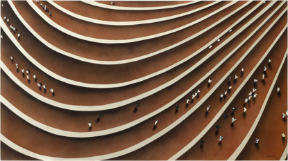 Juan Genovés, Bordeando, 2006